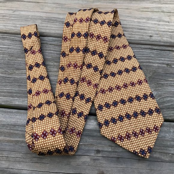 Nautica Men Tie Classic Length Necktie 100% Silk T - Picture 3 of 10